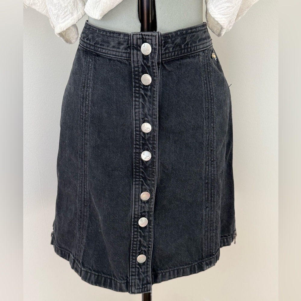 J Brand x Bella Freud button skirt